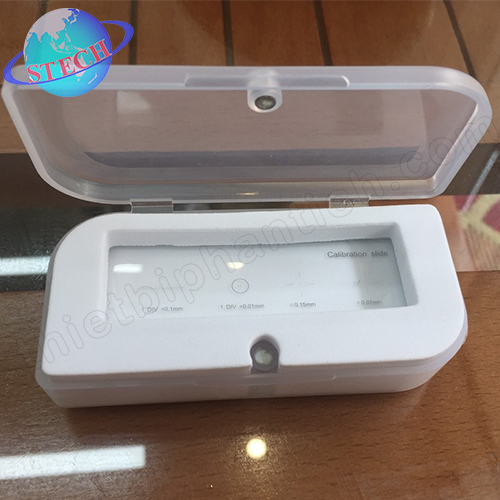 Thước chuẩn (hộp nhựa, thước thủy tinh) dùng cho kính hiển vi